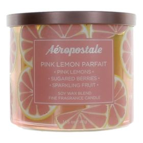 Aeropostale 14.5 oz Soy Wax Blend 3 Wick Candle - Pink Lemon Parfait