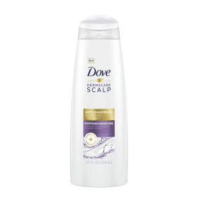 Dove Anti-Dandruff Shampoo;  Dermacare Scalp;  Soothing Moisture pH Balanced Formula ;  12 oz
