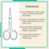 Equate Beauty Stainless Steel Precision Fingernail Cuticle Scissors