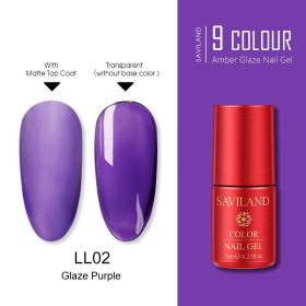 Transparent lasting phototherapy glue (Color: Purple)