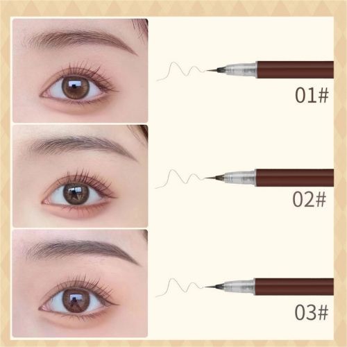 3/1 Pcs Liquid Wenkbrauw Tattoo Potlood 0.01Mm Ultra Dunne Kop Waterdichte Wenkbrauw Pen Zweet-Proof Gemakkelijk Om Kleur eye Cosmetische Make-Up