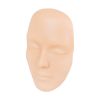 Stereoscopic Full Face Silicone Tattoo Practice Skin Microblading Mannequin Heads for Permanent Makeup Brows Nose Lips Eyes Line